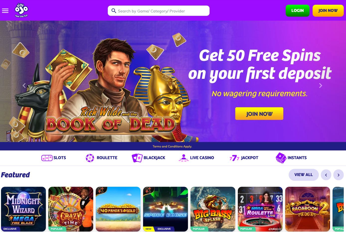 PlayOJO Sister Sites: Official Family and UK Casino Connections section 1 image
